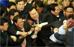 The decorous glory of Korean democracy. Or, you know, not.