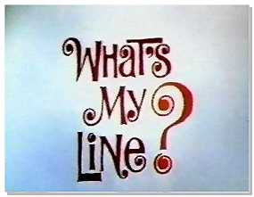 what's my line?